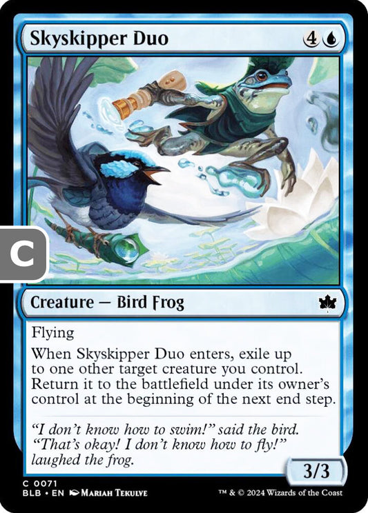 Skyskipper Duo BLB Creature Bird Frog NM