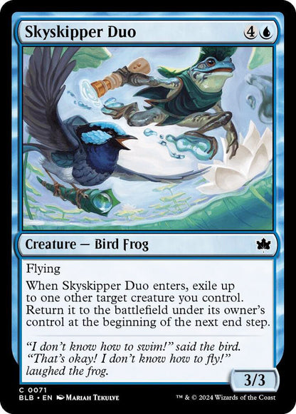 Skyskipper Duo BLB Creature Bird Frog NM
