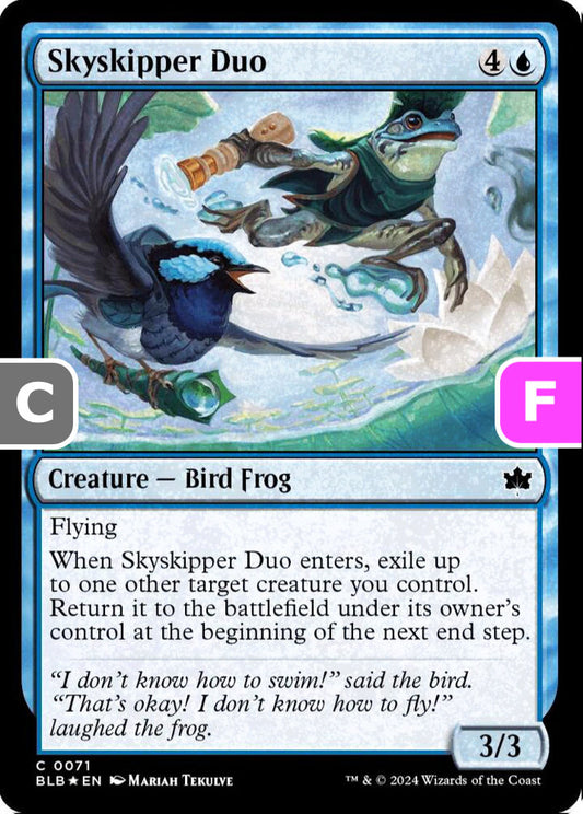 Skyskipper Duo BLB Creature Bird Frog *Foil* NM