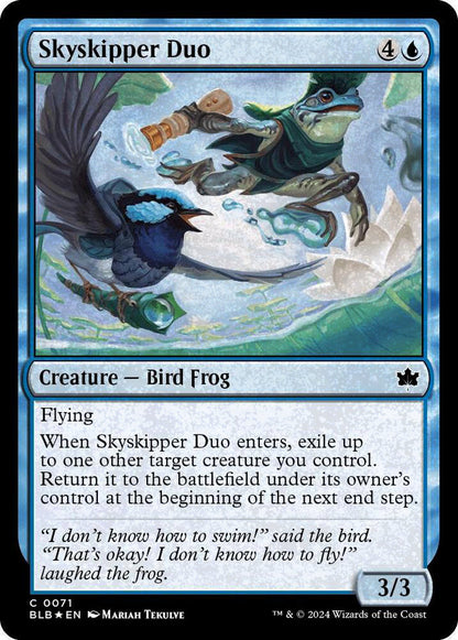 Skyskipper Duo BLB Creature Bird Frog *Foil* NM