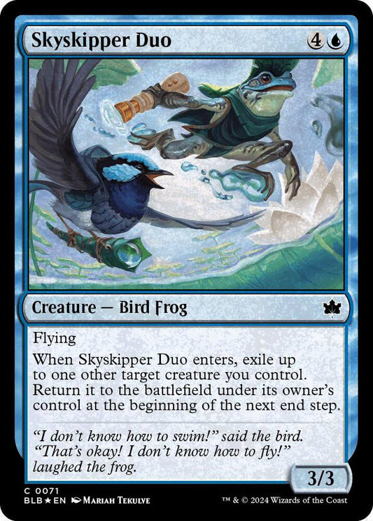 Skyskipper Duo BLB Creature Bird Frog *Foil* NM
