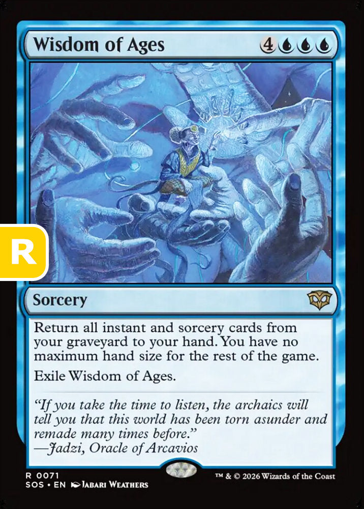 Wisdom of Ages SOS Sorcery  NM