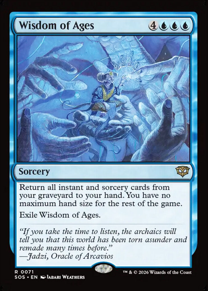 Wisdom of Ages SOS Sorcery  NM