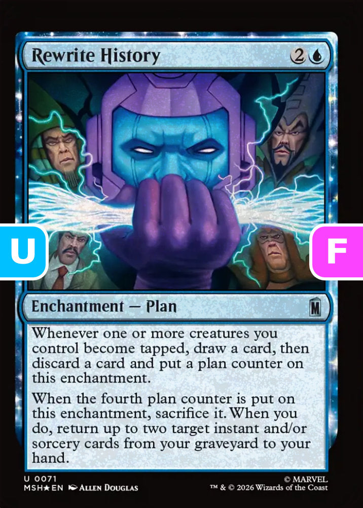 Rewrite History MSH Enchantment Plan *Foil* NM
