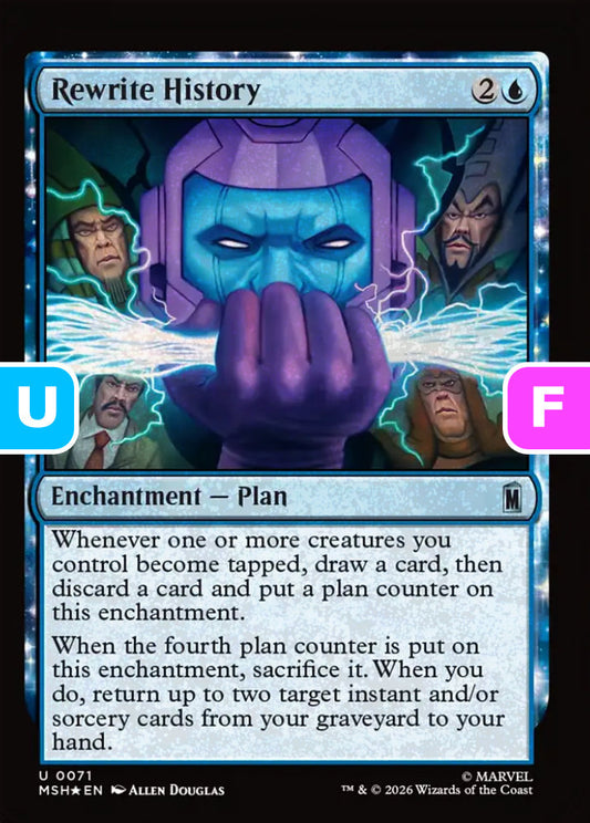 Rewrite History MSH Enchantment Plan *Foil* NM