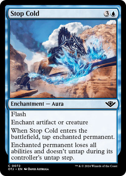 Stop Cold Enchantment Aura OTJ NM