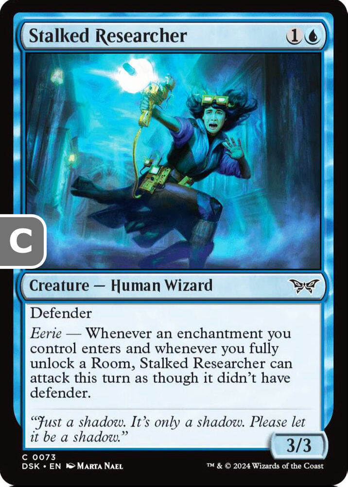 Stalked Researcher DSK Creature Human Wizard NM