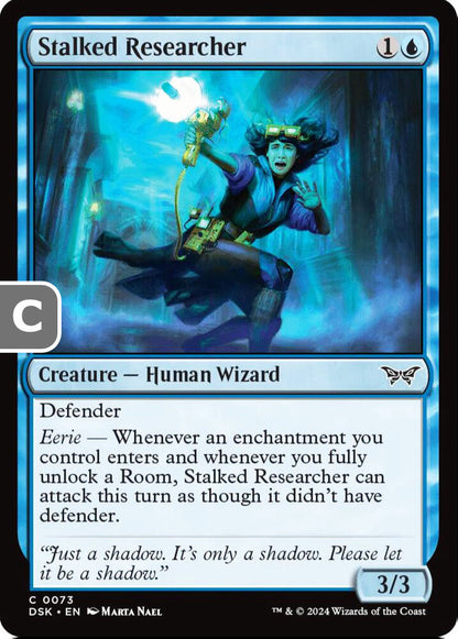 Stalked Researcher DSK Creature Human Wizard NM