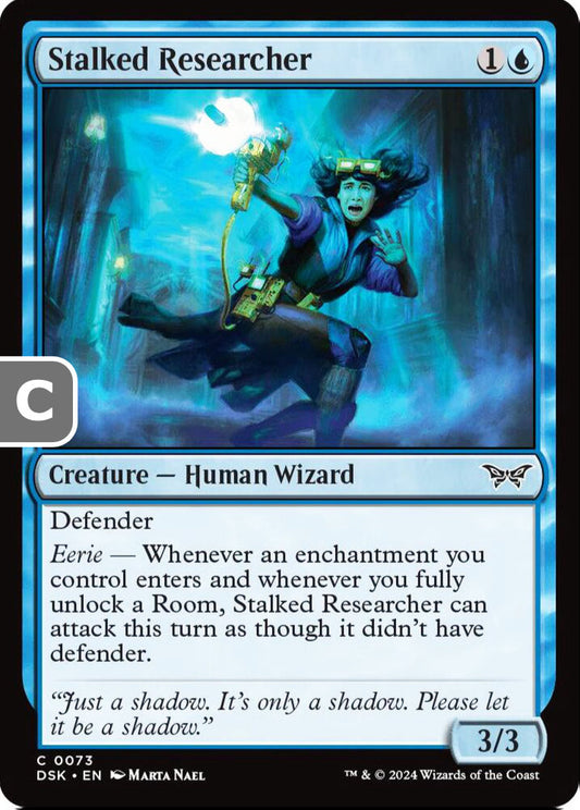 Stalked Researcher DSK Creature Human Wizard NM