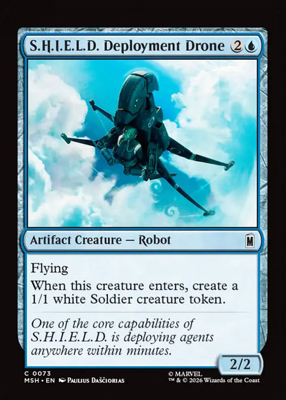 S.H.I.E.L.D. Deployment Drone MSH Artifact Creature  Robot NM