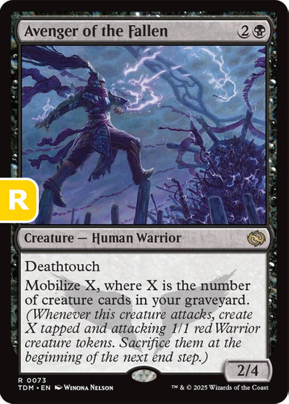 Avenger of the Fallen TDM Creature Human Warrior NM