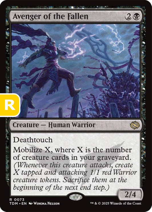 Avenger of the Fallen TDM Creature Human Warrior NM