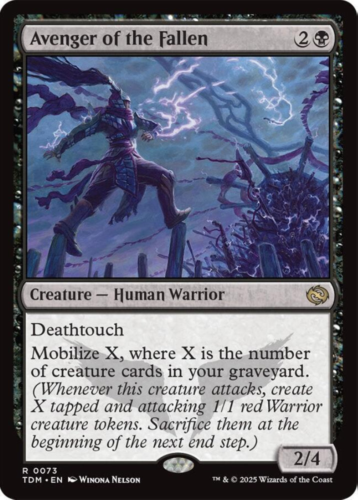 Avenger of the Fallen TDM Creature Human Warrior NM