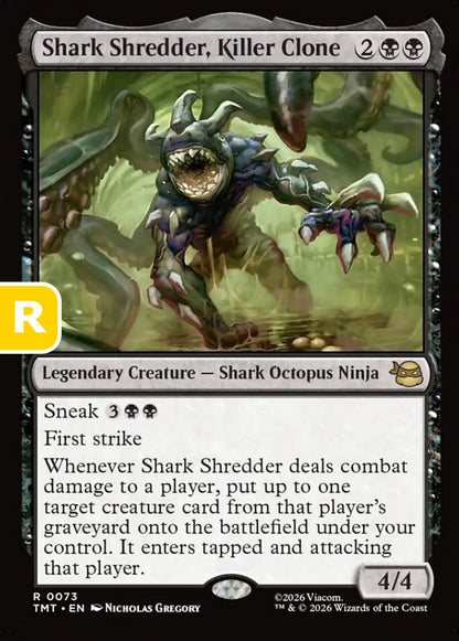 Shark Shredder, Killer Clone TMT Legendary Creature Shark Octopus Ninja NM