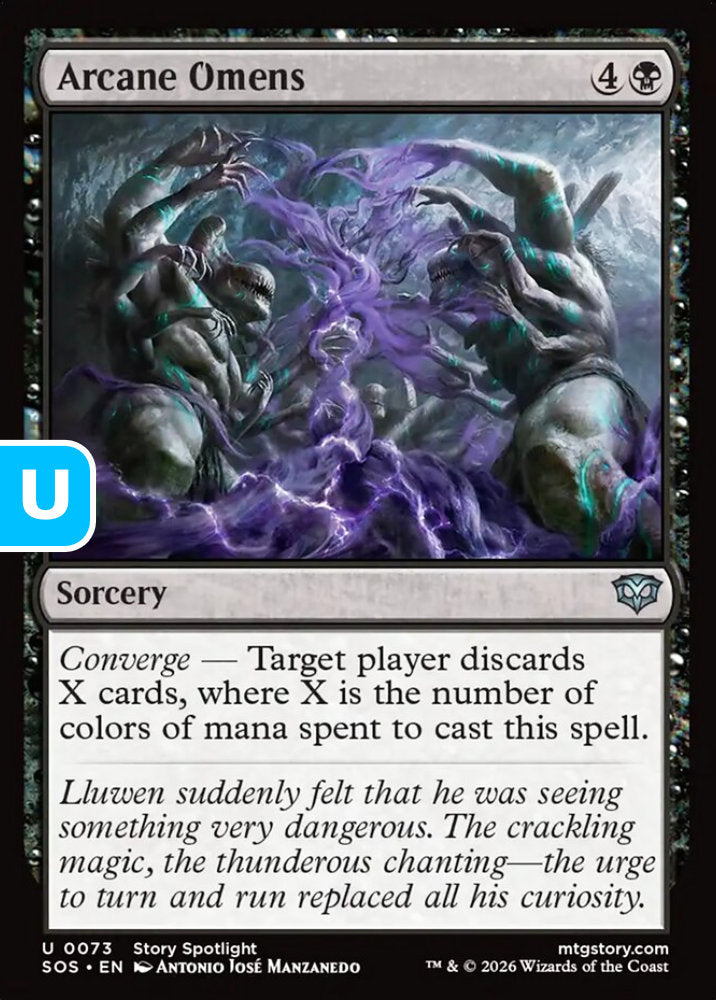 Arcane Omens SOS Sorcery  NM
