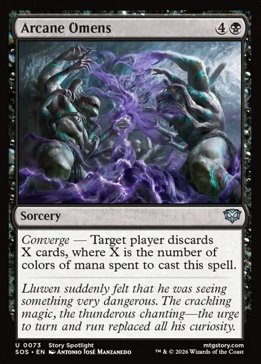 Arcane Omens SOS Sorcery  NM