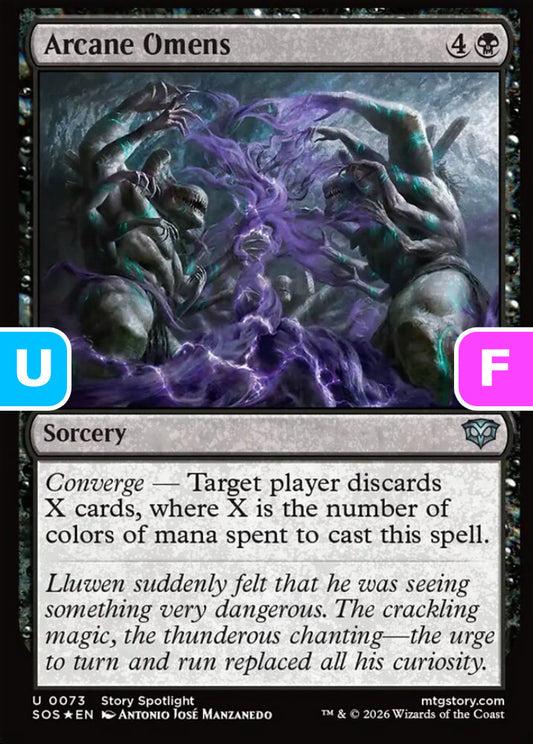Arcane Omens SOS Sorcery  *Foil* NM