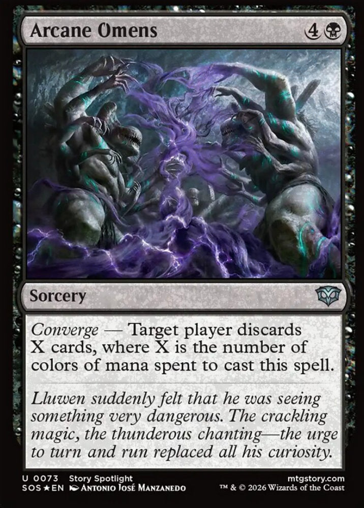 Arcane Omens SOS Sorcery  *Foil* NM