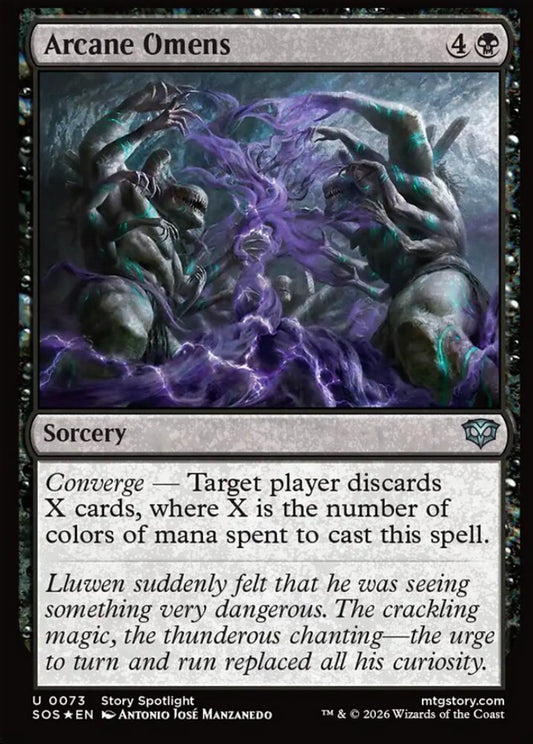 Arcane Omens SOS Sorcery  *Foil* NM