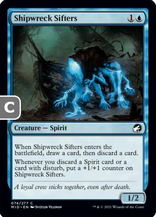 Shipwreck Sifters MID Creature Spirit NM