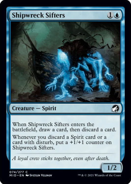 Shipwreck Sifters MID Creature Spirit NM