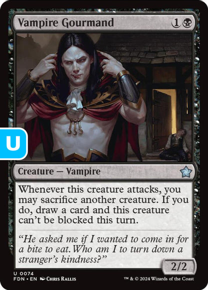Vampire Gourmand FDN Creature Vampire NM