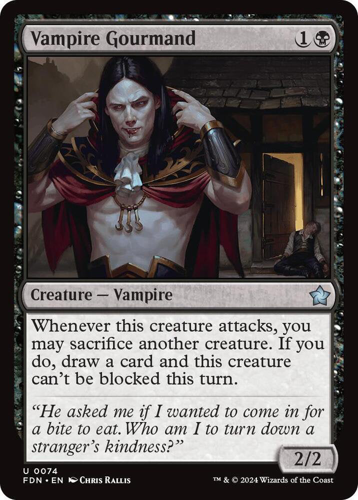 Vampire Gourmand FDN Creature Vampire NM