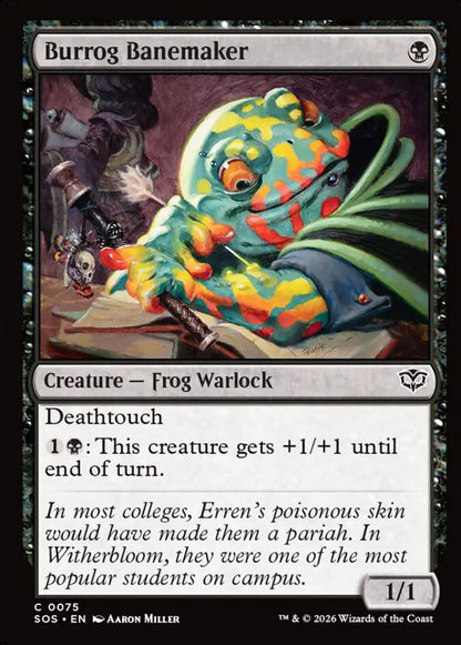 Burrog Banemaker SOS Creature Frog Warlock NM