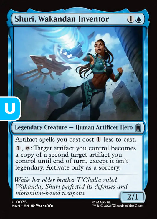 Shuri, Wakandan Inventor MSH Legendary Creature Human Artificer Hero NM
