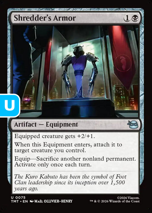 Shredder's Armor TMT Artifact Equipment NM