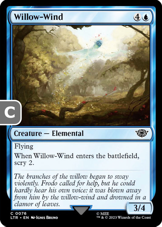 Willow-Wind LTR Creature Elemental NM