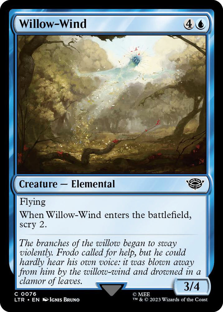 Willow-Wind LTR Creature Elemental NM