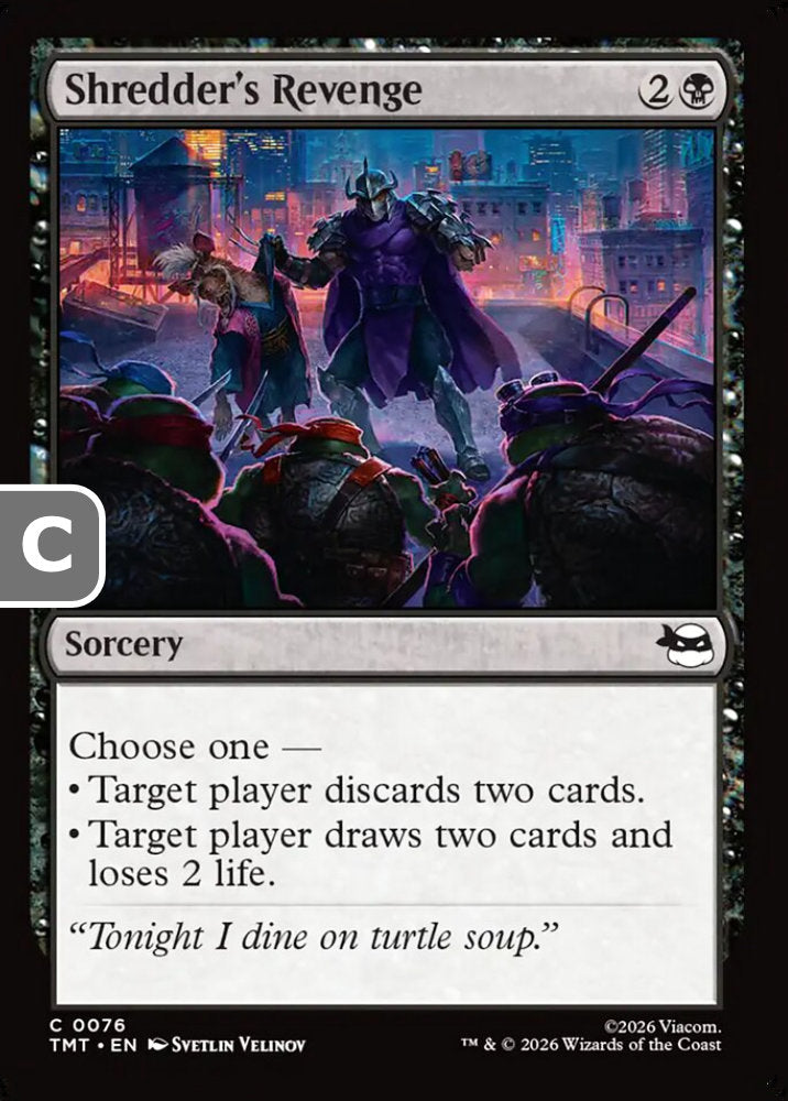 Shredder's Revenge TMT Sorcery  NM