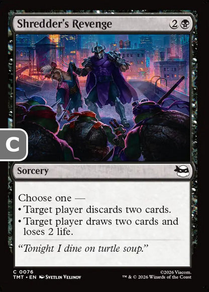 Shredder's Revenge TMT Sorcery  NM