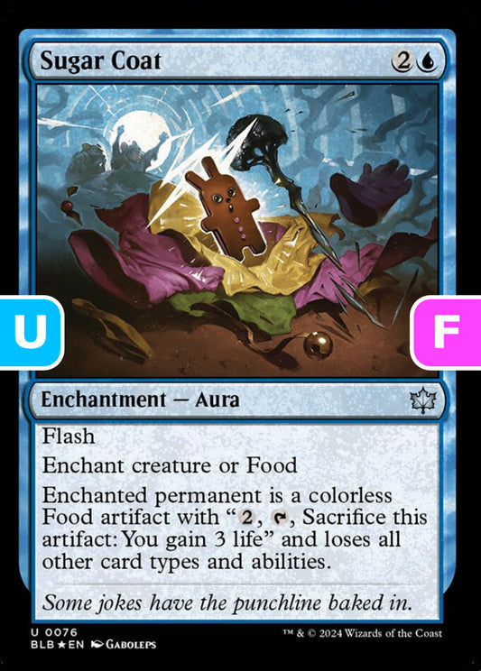 Sugar Coat BLB Enchantment Aura *Foil* NM