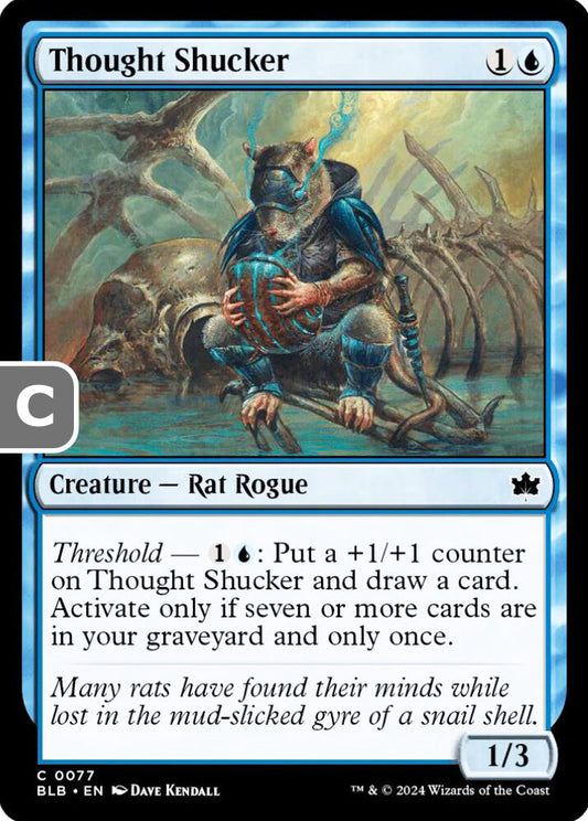 Thought Shucker BLB Creature Rat Rogue NM