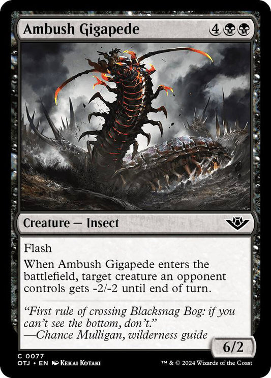 Ambush Gigapede Creature Insect OTJ NM