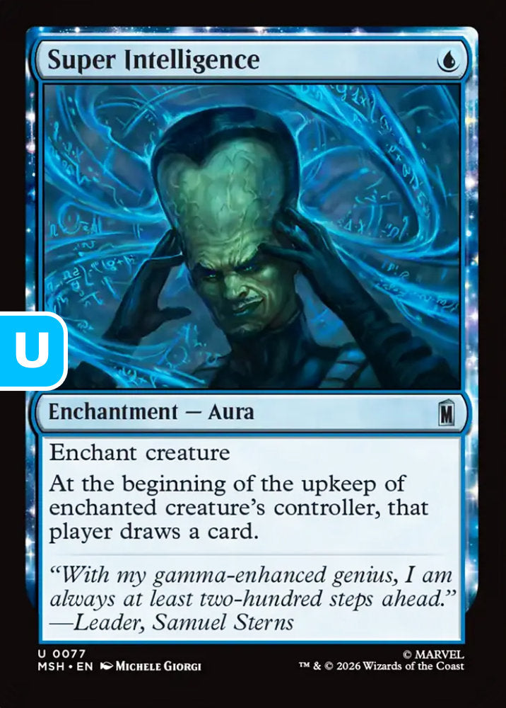 Super Intelligence MSH Enchantment Aura NM