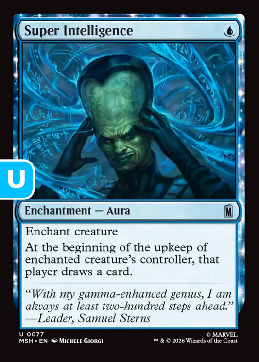 Super Intelligence MSH Enchantment Aura NM