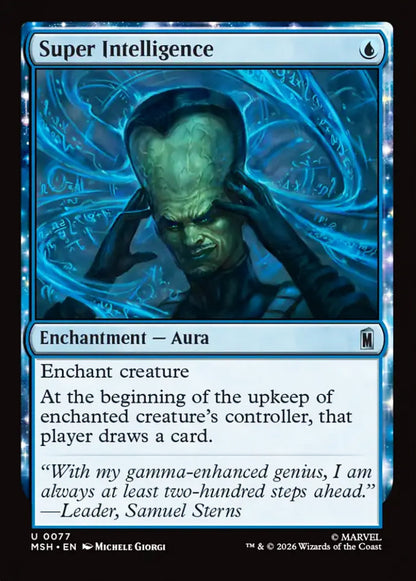 Super Intelligence MSH Enchantment Aura NM
