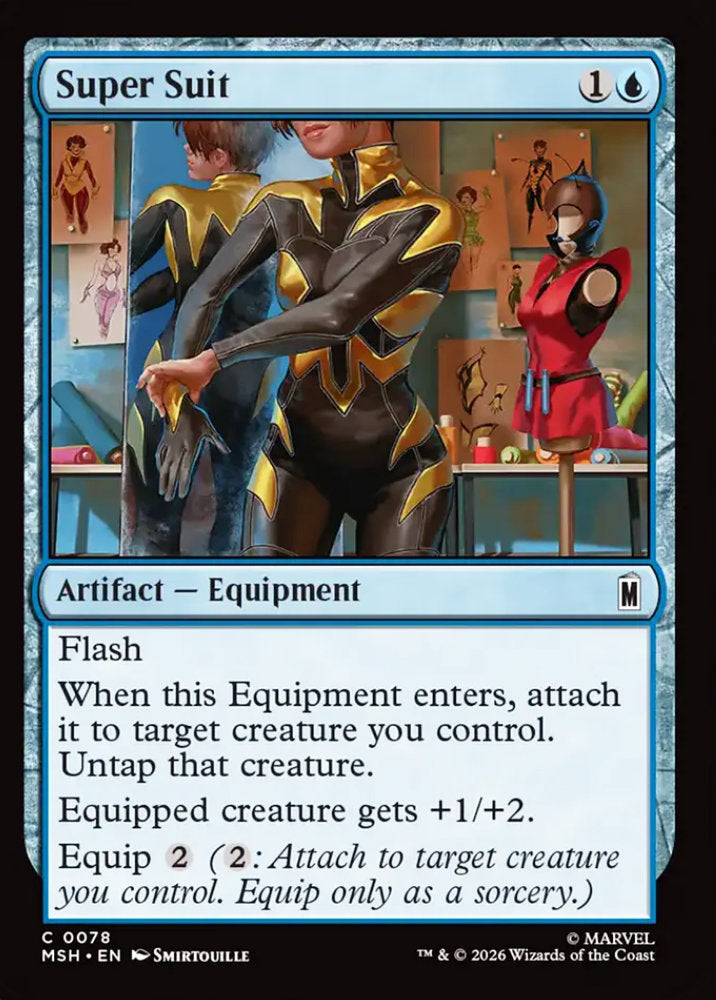 Super Suit MSH Artifact Equipment NM