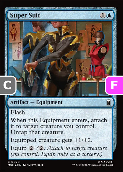 Super Suit MSH Artifact Equipment *Foil* NM