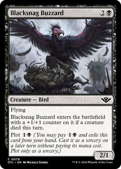 Blacksnag Buzzard Creature Bird OTJ NM
