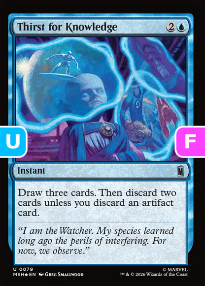 Thirst for Knowledge MSH Instant  *Foil* NM