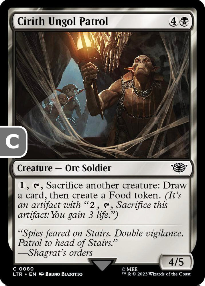 Cirith Ungol Patrol LTR Creature  NM
