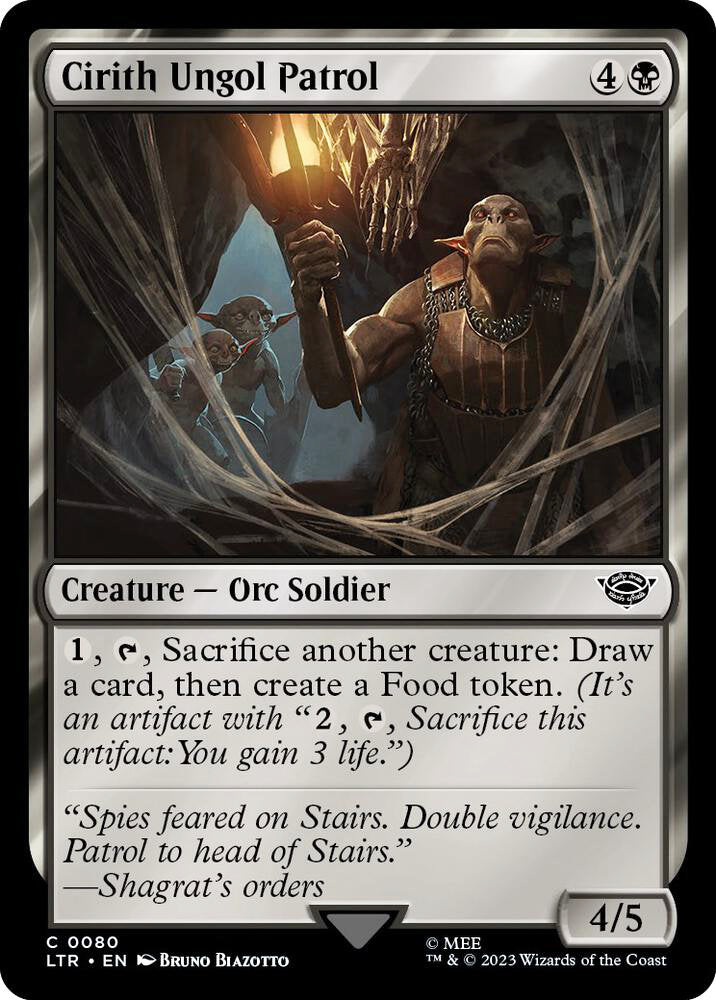 Cirith Ungol Patrol LTR Creature  NM