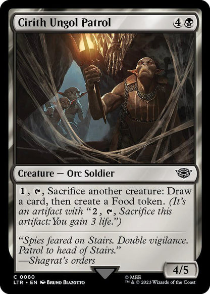 Cirith Ungol Patrol LTR Creature  NM