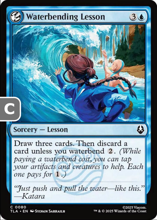 Waterbending Lesson TLA Sorcery Lesson NM