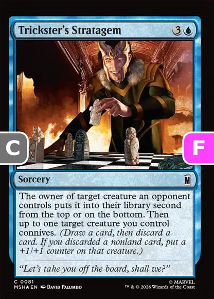 Trickster's Stratagem MSH Sorcery  *Foil* NM