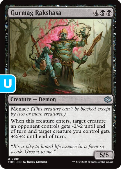 Gurmag Rakshasa TDM Creature Demon NM